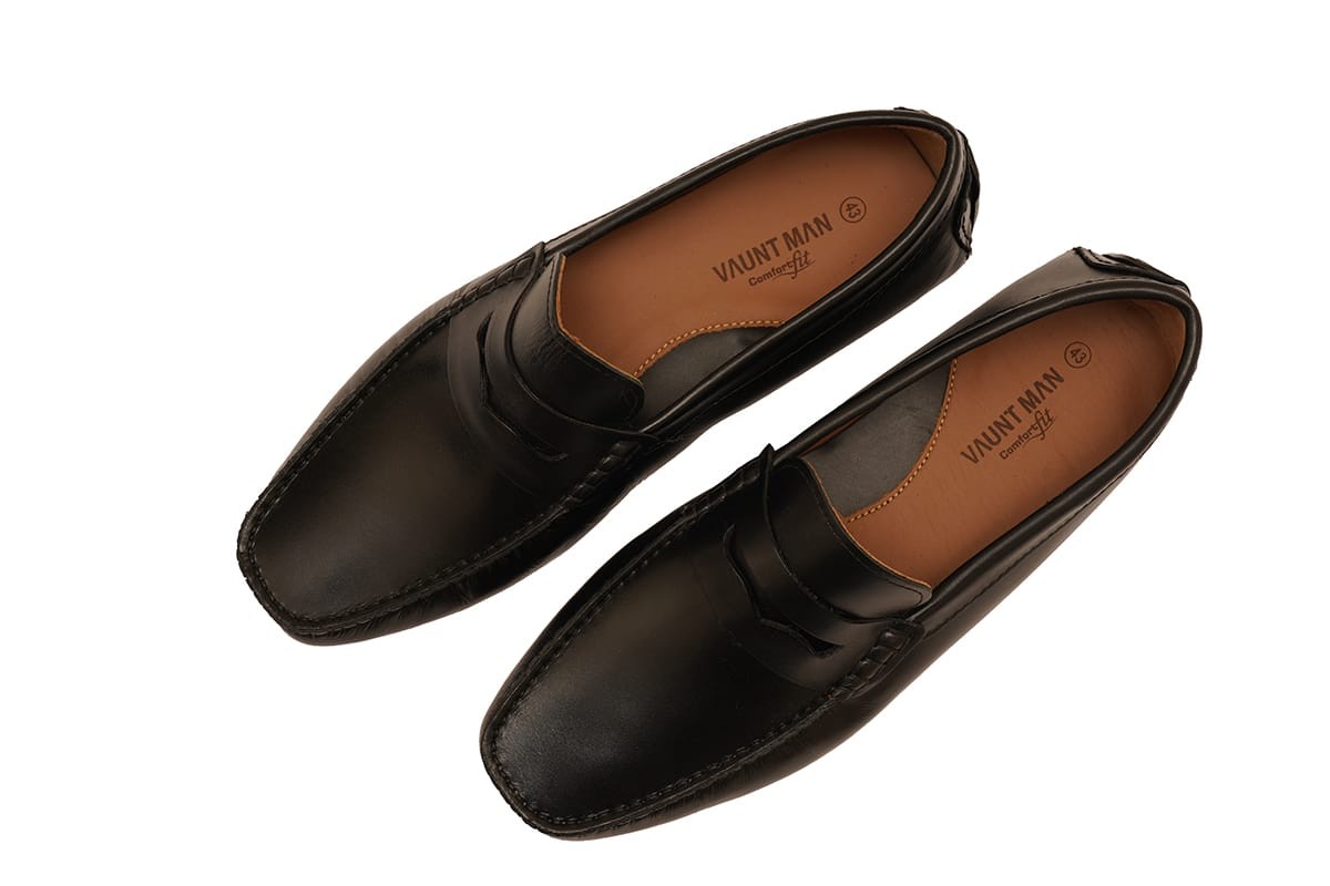 LEATHER MOCCASINS WITH STRAP SADAL